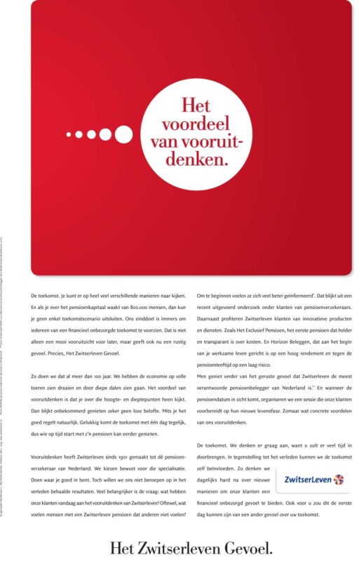zwitserleven campagne advertentiecampagn